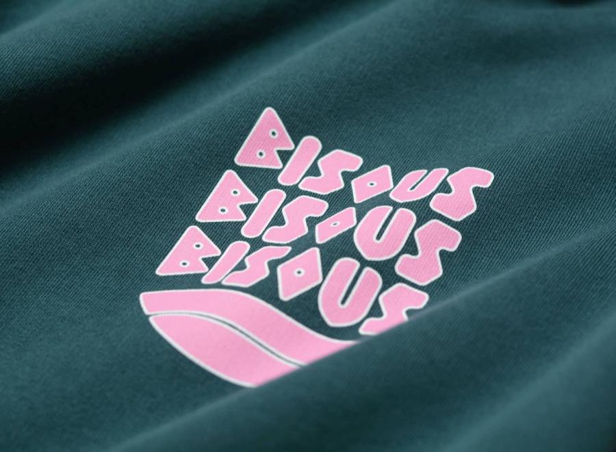 Bisous Skateboards Cap D'Agde Hoodie Forest - Bisous Skateboards