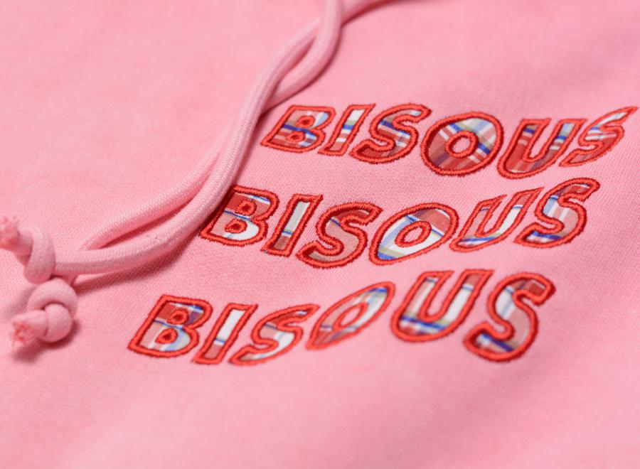 Bisous Skateboards Sonics Hoodie Pink - Bisous Skateboards