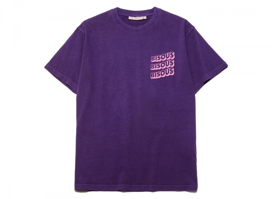 Bisous Skateboards Sonics Tshirt Purple - Bisous Skateboards