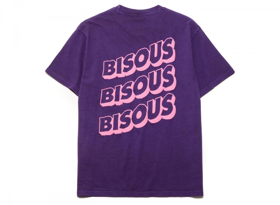 Bisous Skateboards Sonics Tshirt Purple - Bisous Skateboards