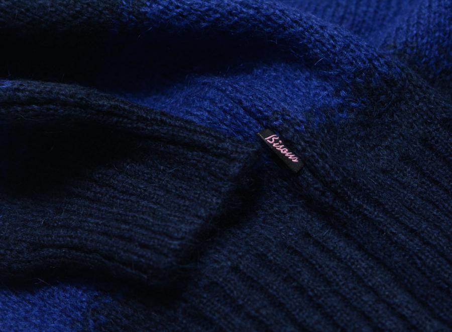 Bisous Skateboards South Mohair Stripes Navy - Bisous Skateboards