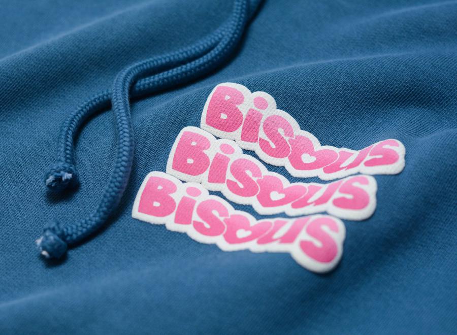 Bisous Skateboards Tony Hoodie Petrol Blue - Bisous Skateboards