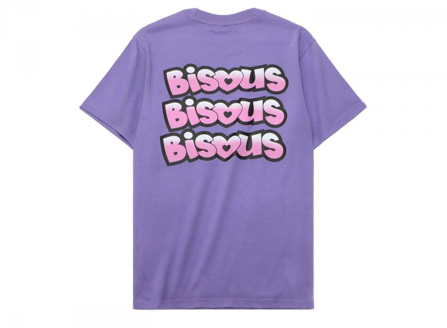 Bisous Skateboards Tony Tshirt Purple - Bisous Skateboards
