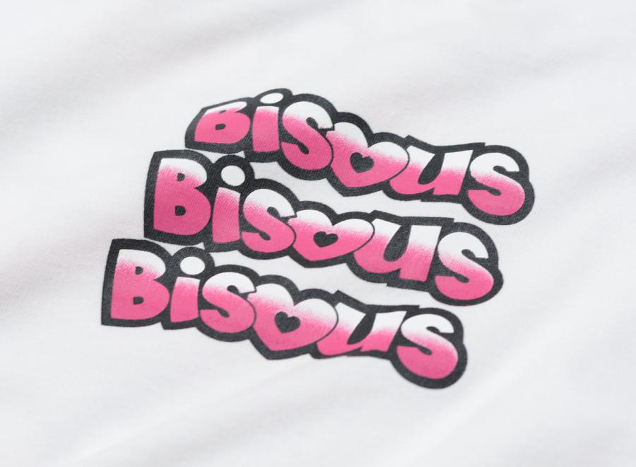 Bisous Skateboards Tony Tshirt White - Bisous Skateboards
