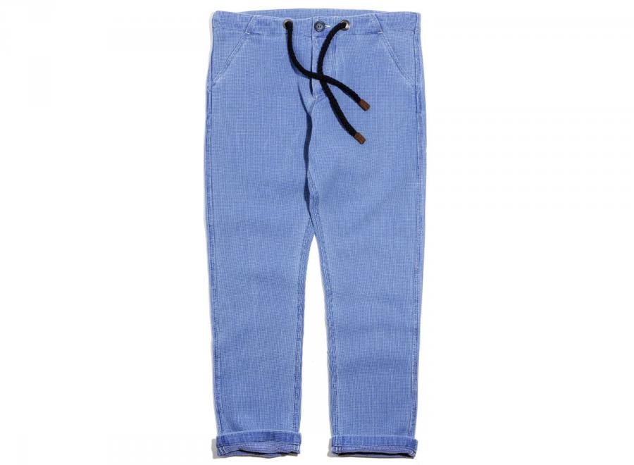 Bleu de Paname Jump Pant Nid Abeille Bleached - Bleu de Paname