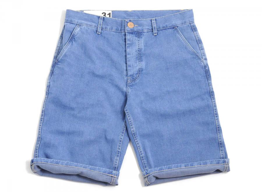 Bleu de Paname Short Civile Denim Bleu Charrette - Bleu de Paname