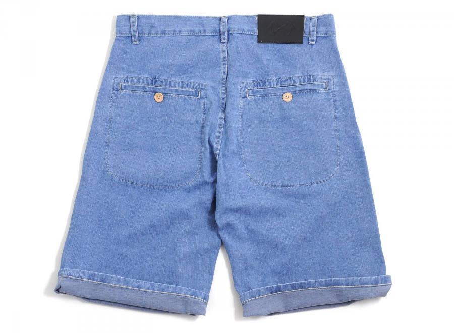 Bleu de Paname Short Civile Denim Bleu Charrette - Bleu de Paname