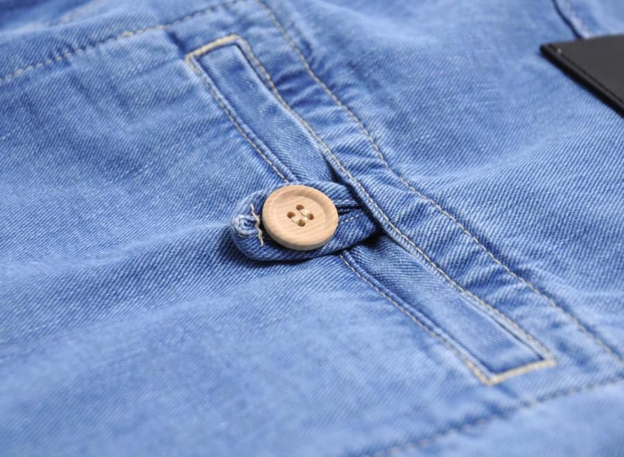 Bleu de Paname Short Civile Denim Bleu Charrette - Bleu de Paname