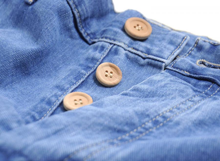 Bleu de Paname Short Civile Denim Bleu Charrette - Bleu de Paname