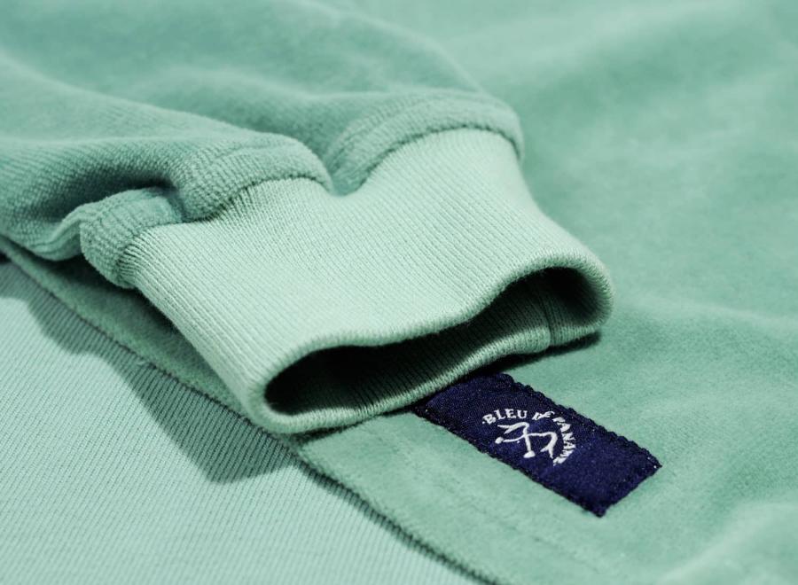 Bleu de Paname Sweat Peau de Peche Mousse - Bleu de Paname