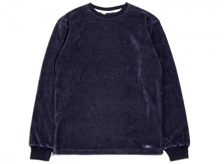 Bleu de Paname Sweat Peau de Peche Marine - Bleu de Paname