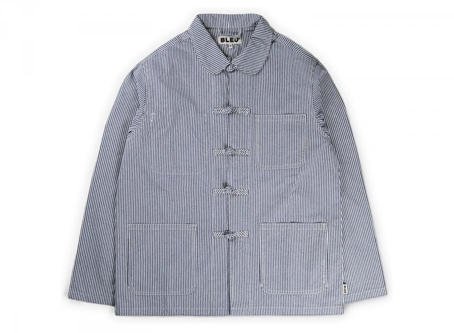 Bleu Shanghai Jacket Hickory Stripe - Bleu