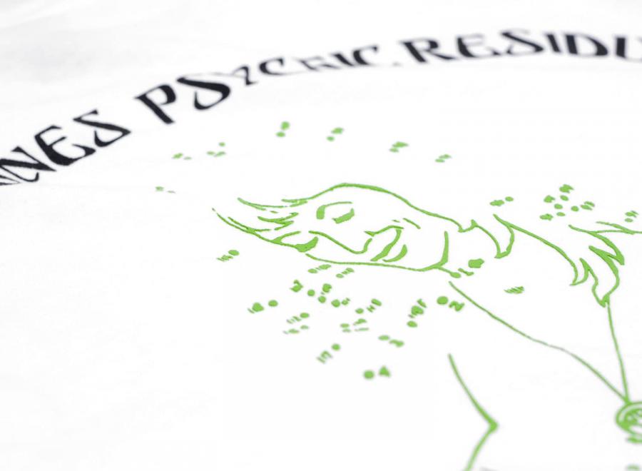 Brain Dead Records Cherrystones Psychic Residue Tee White - Brain Dead