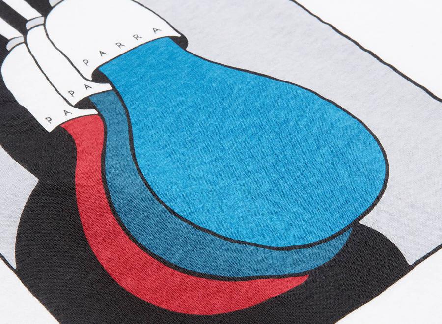 By Parra Lightbulbs Tshirt White - By Parra