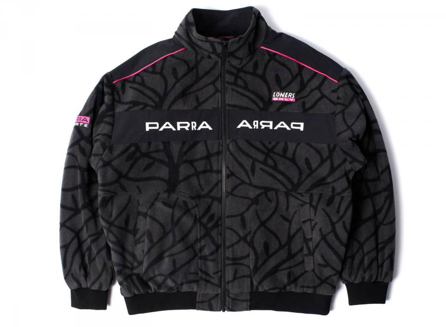 By Parra Loners Only Fleece Jacket Black - By Parra
