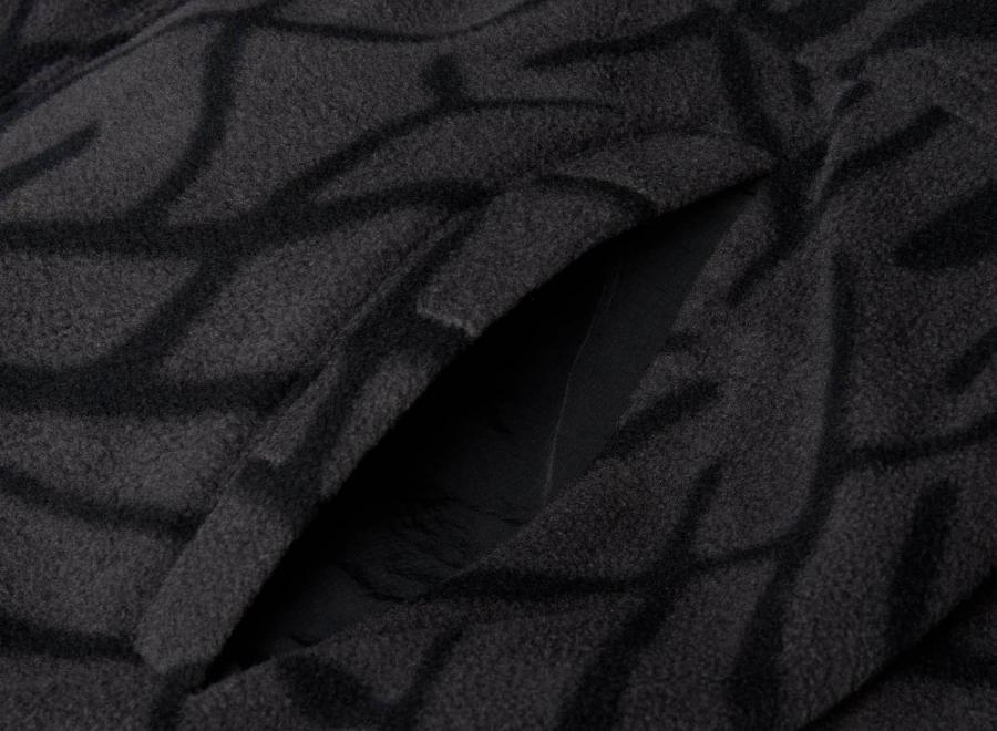 By Parra Loners Only Fleece Jacket Black - By Parra
