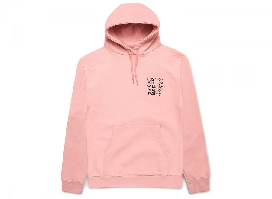 By Parra Lost All Will Fast Hooded Sweatshirt Pink - By Parra