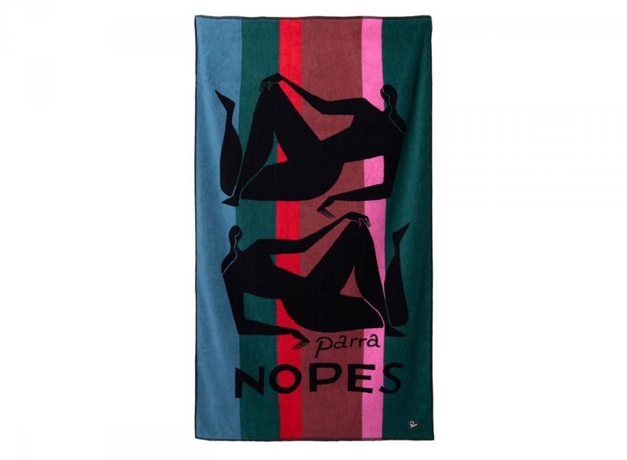 By Parra Nope und Nopes Beach Towel Mallard Green - By Parra