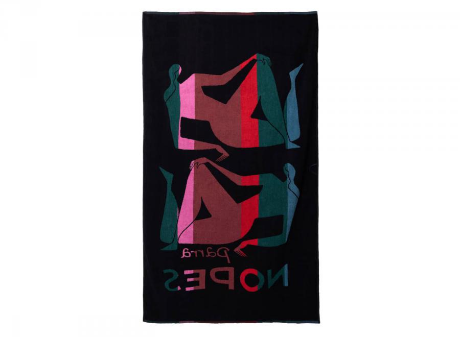 By Parra Nope und Nopes Beach Towel Mallard Green - By Parra