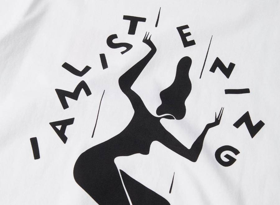 By Parra Not Listening Tshirt White 56311 - By Parra