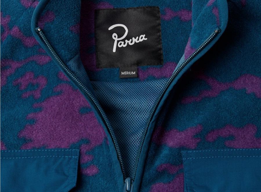 By Parra Purple Darwin Camo Fleece Blue 56255 - By Parra