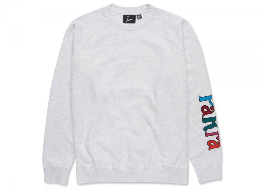 By Parra Serif Logo Crew Ash Grey - By Parra