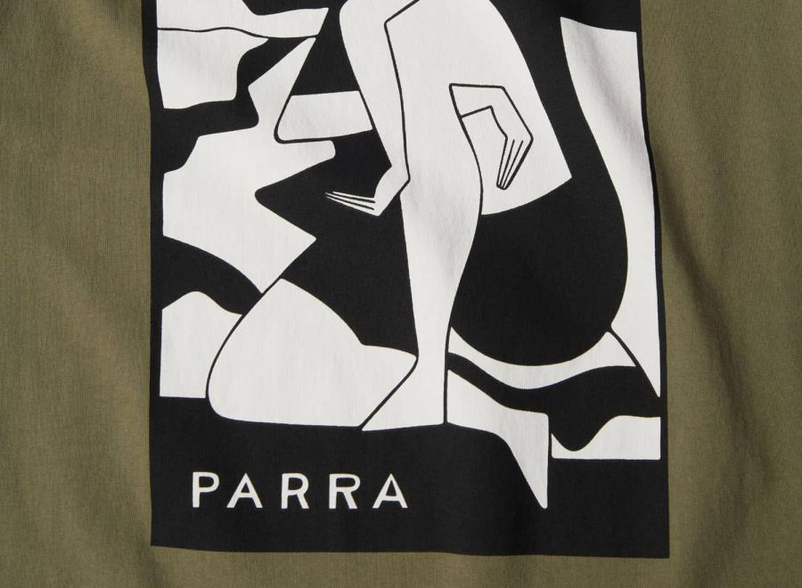 By Parra Waiting For You Tshirt Green 56110 - By Parra