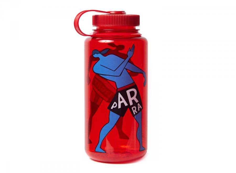 By Parra Water Slapped Nalgene Bottle Red 56190 - By Parra