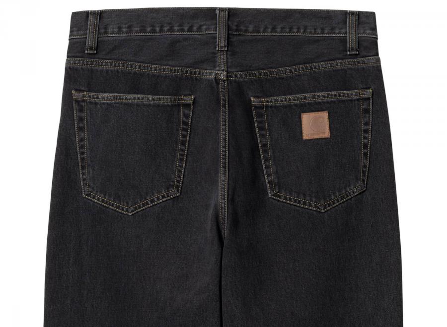 Carhartt Aaron Pant Black Stone Washed I034237 - Carhartt Wip