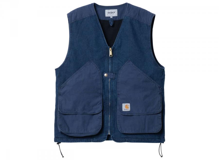 Carhartt Alma Vest Blue Stone Washed I031929 - Carhartt Wip