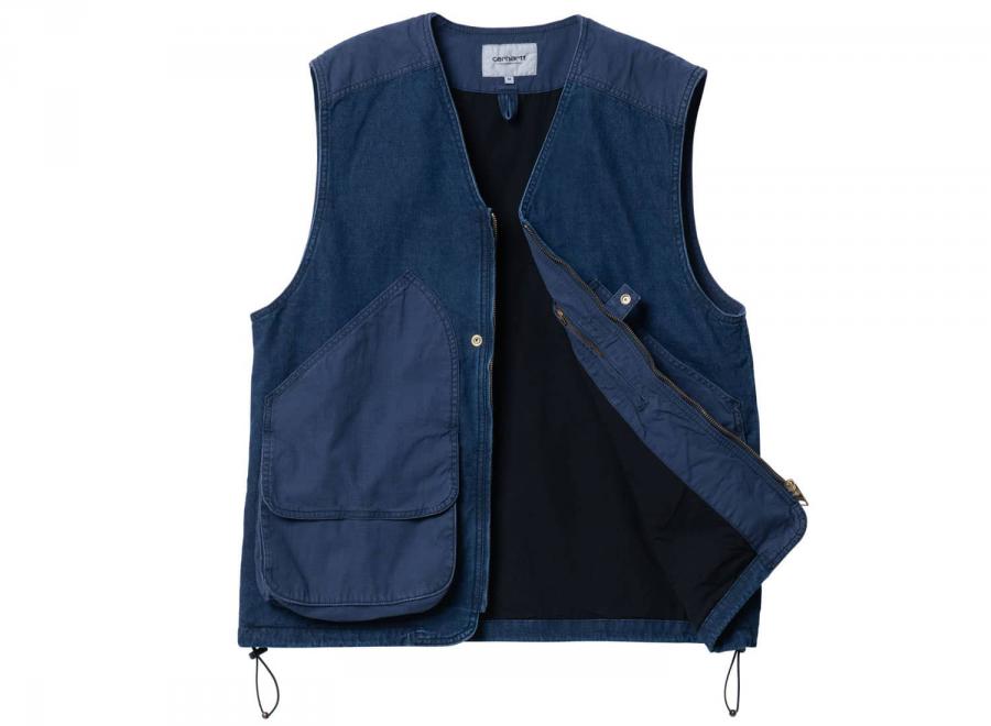Carhartt Alma Vest Blue Stone Washed I031929 - Carhartt Wip