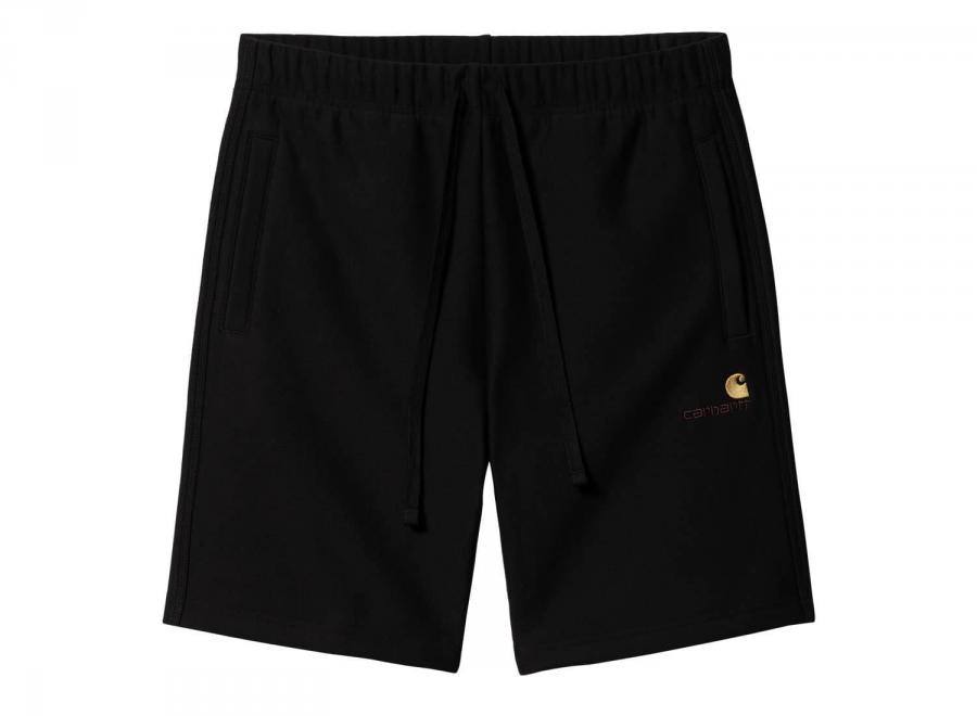 Carhartt American Script Sweat Short Black I031685 - Carhartt Wip
