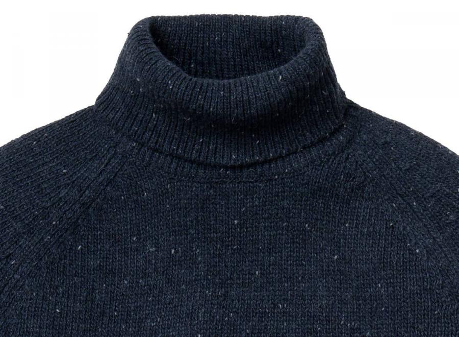 Carhartt Anglistic Turtleneck Sweater Navy I023370 - Carhartt Wip