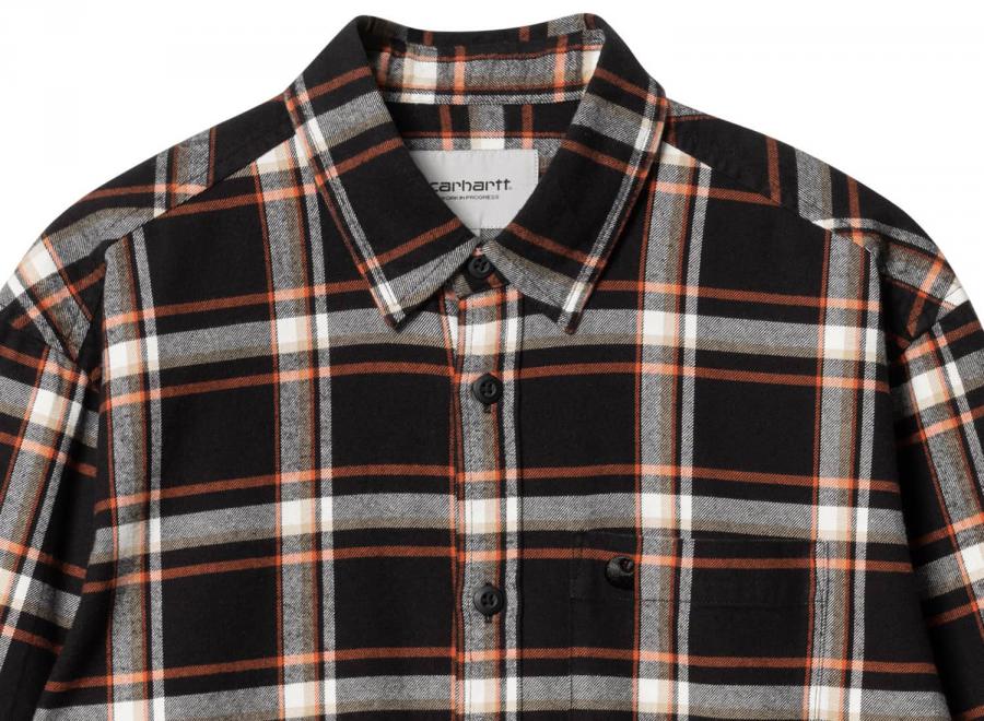 Carhartt Barten Shirt Check Black I032264 - Carhartt Wip