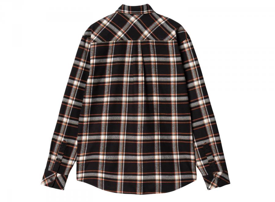Carhartt Barten Shirt Check Black I032264 - Carhartt Wip