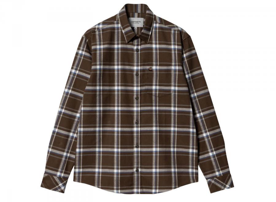 Carhartt Barten Shirt Check Buckeye I032264 - Carhartt Wip
