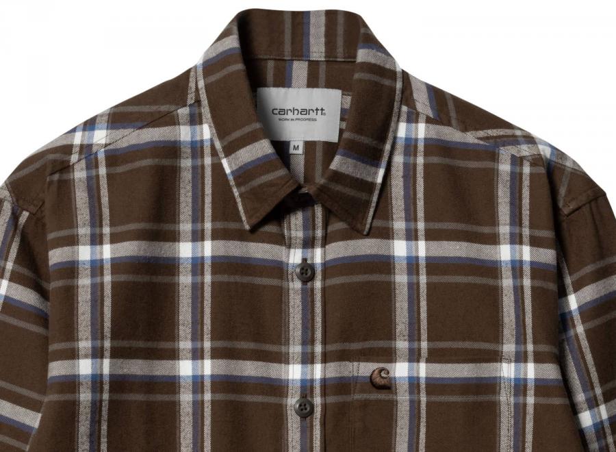Carhartt Barten Shirt Check Buckeye I032264 - Carhartt Wip