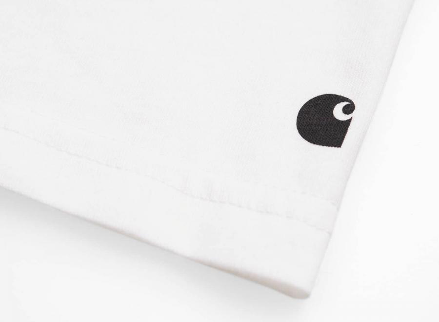 Carhartt Base Tshirt White / Black I026264 - Carhartt Wip