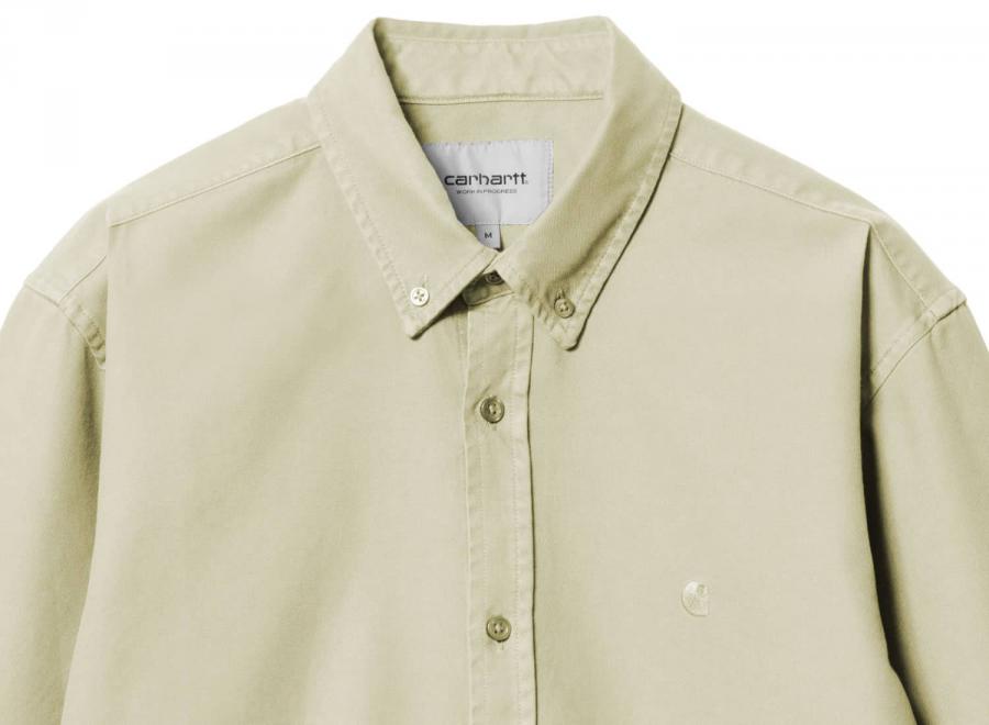Carhartt Bolton Shirt Beryl Garment Dyed I030238 - Carhartt Wip