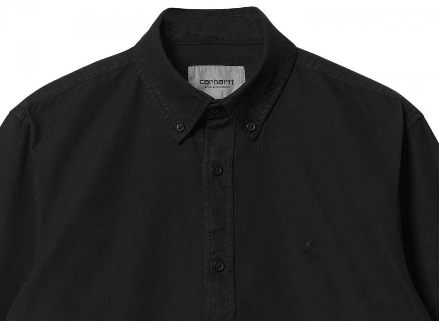 Carhartt Bolton Shirt Black I030238 - Carhartt Wip