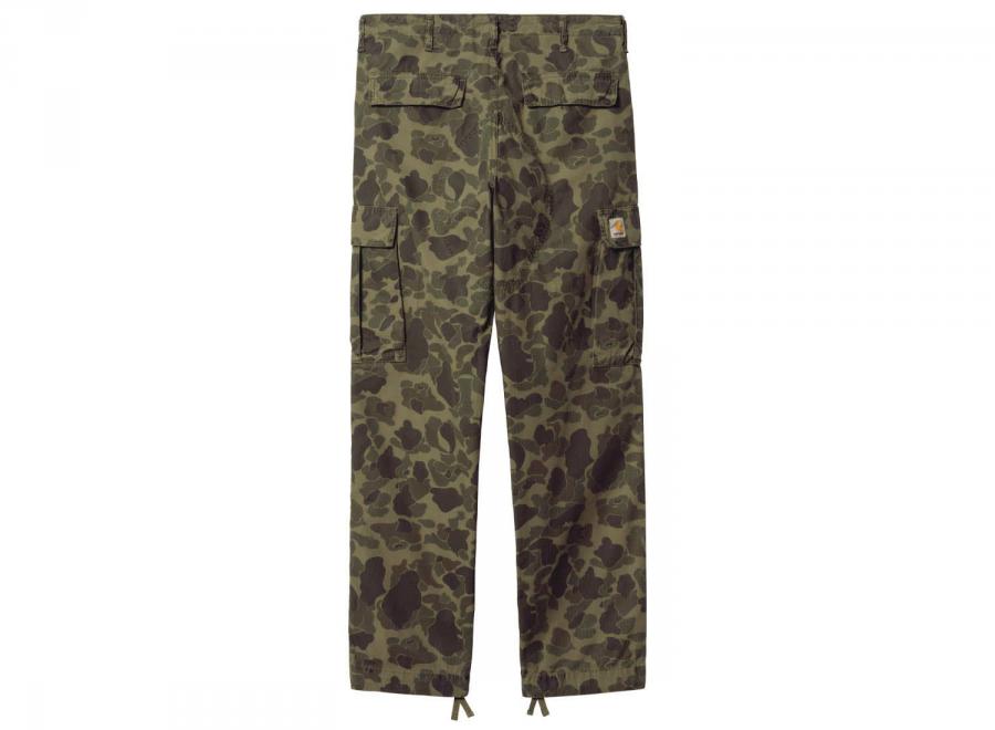 Carhartt Cargo Pant Camo Duck Green / Office Green Garment Dyed I034249 - Carhartt Wip