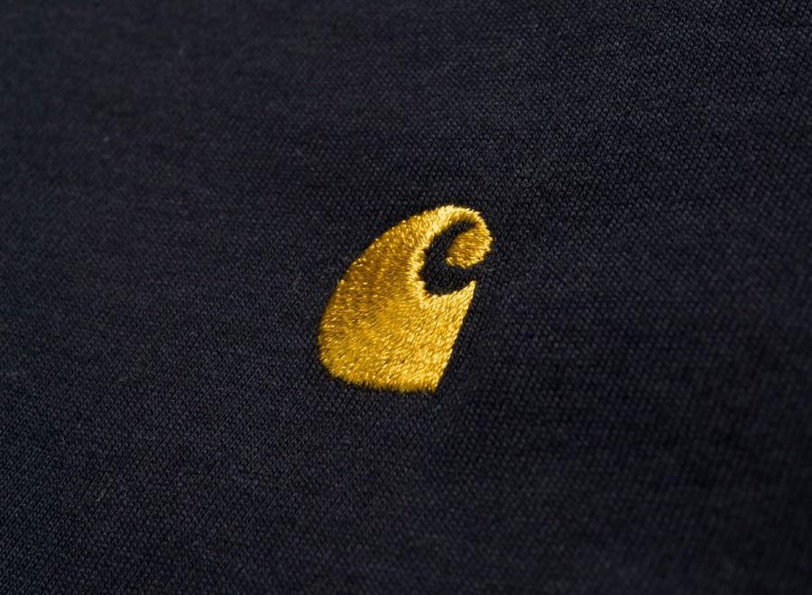 Carhartt Chase Tshirt LS Dark Navy / Gold I026392 - Carhartt Wip