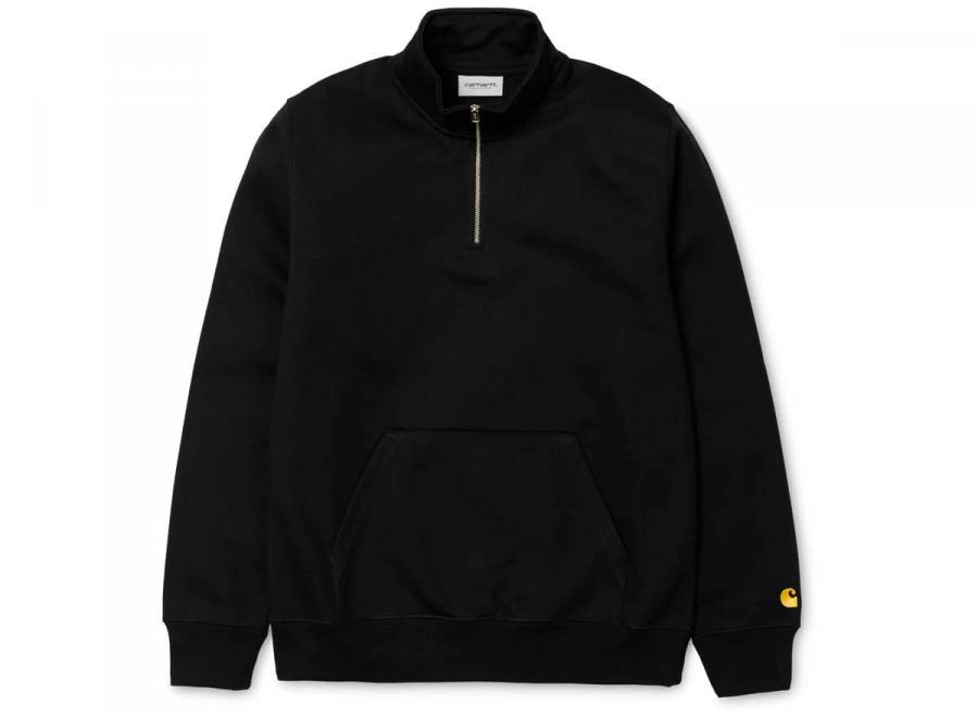 Carhartt Chase Neck Zip Sweat Black I023976 - Carhartt Wip