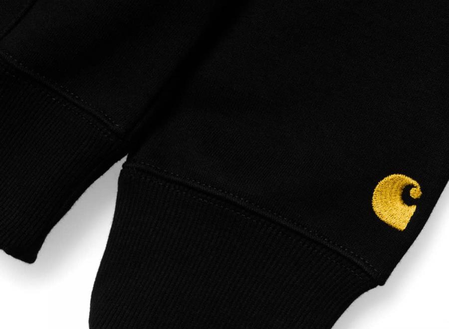 Carhartt Chase Neck Zip Sweat Black I023976 - Carhartt Wip