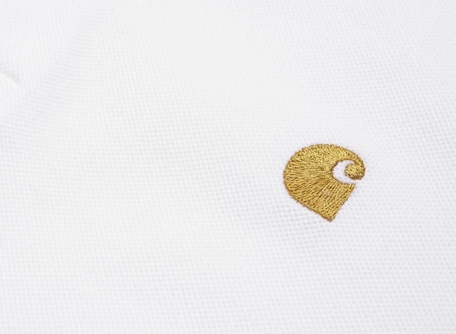 Carhartt Chase Pique Polo White I023807 - Carhartt Wip