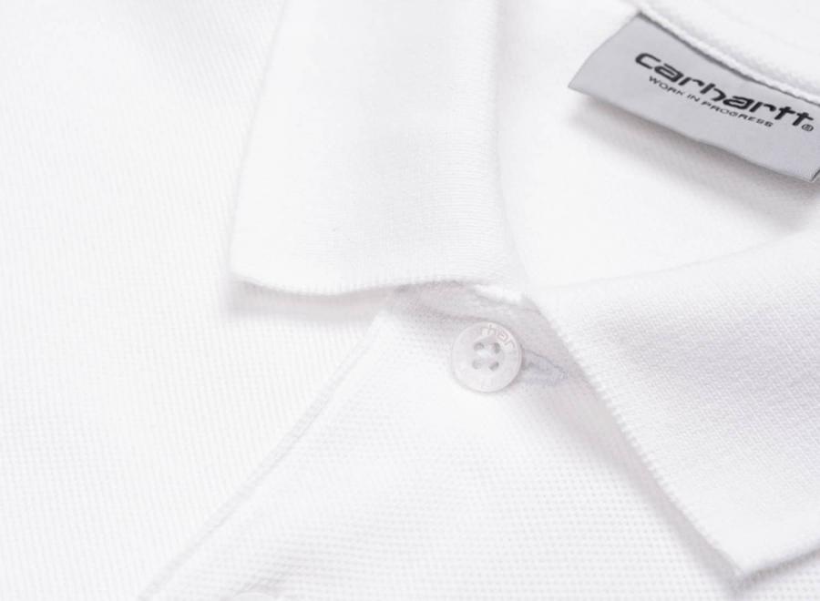 Carhartt Chase Pique Polo White I023807 - Carhartt Wip