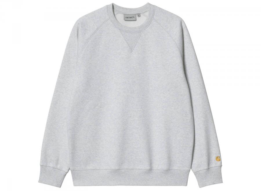 Carhartt Chase Sweat Ash Heather / Gold I033660 - Carhartt Wip