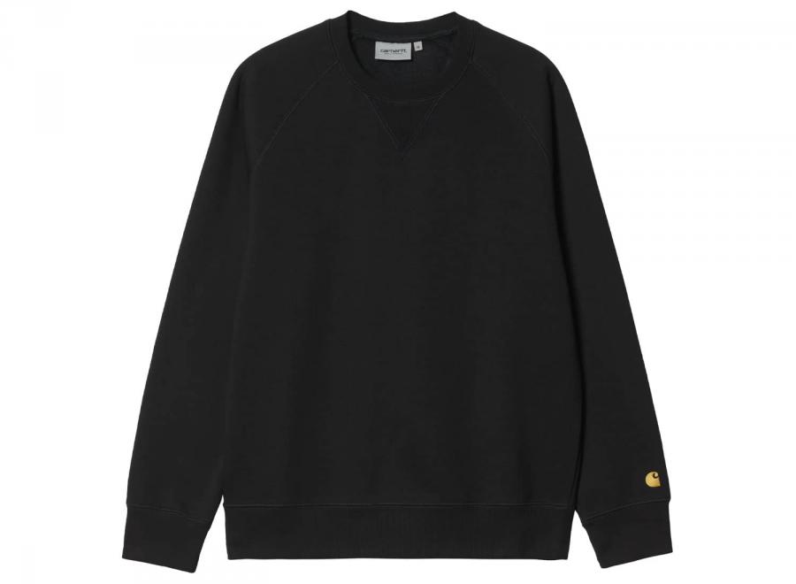 Carhartt Chase Sweat Black / Gold I033660 - Carhartt Wip