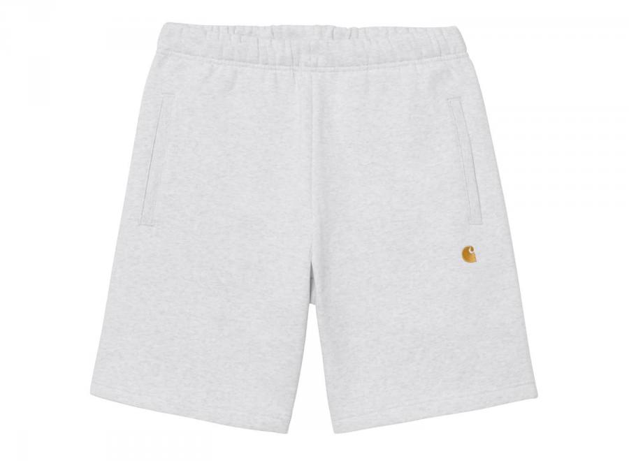 Carhartt Chase Sweat Short Ash Heather / Gold I033669 - Carhartt Wip