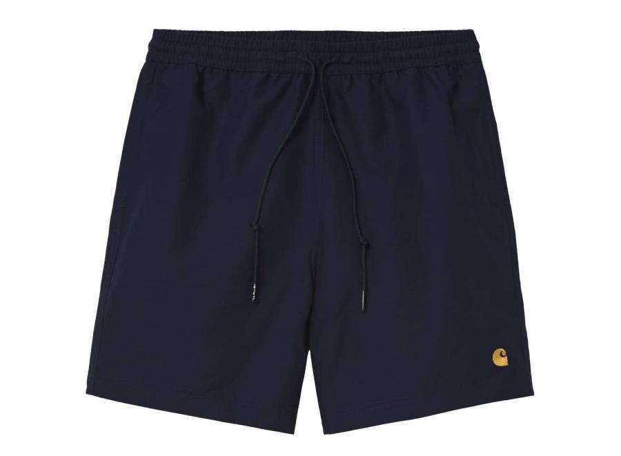 Carhartt Chase Swim Trunk Dark Navy / Gold I026235 - Carhartt Wip